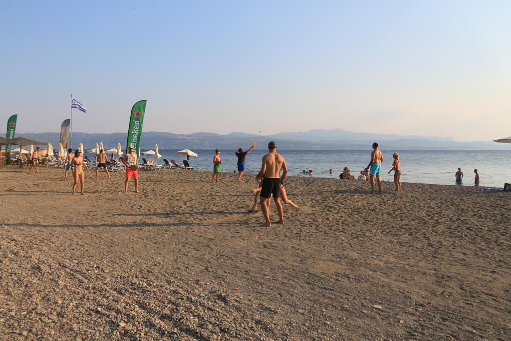 Akrogiali Beach Rooms Amarynthos Exterior foto